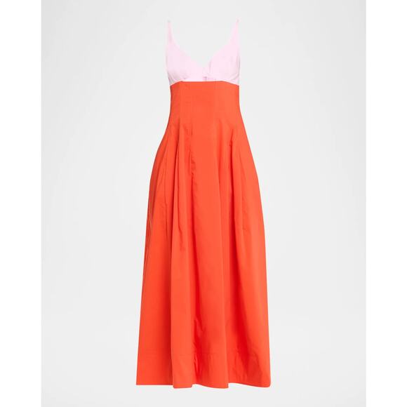 SIMKHAI Maddy Cotton Cut-Out Maxi Dress - Picture 2 of 8